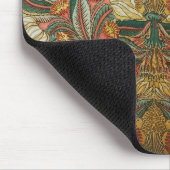 William Morris stijl Roze Groene Botanisch Muismat (Hoek)