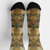 William Morris stijl Roze Groene Botanisch Sokken (Top)