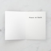 William Morris-stijl vredesduif kerstkaart Feestdagen Kaart (Binnen)