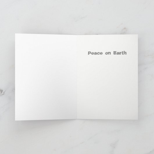 William Morris-stijl vredesduif kerstkaart Feestdagen Kaart (Binnen)