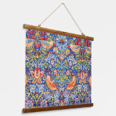 William Morris Strawberry beroemd schilderij Hangend Wandkleed (Gebogen)