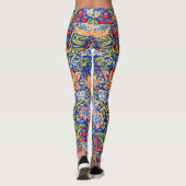 William Morris Strawberry beroemd schilderij Leggings (Achterkant)