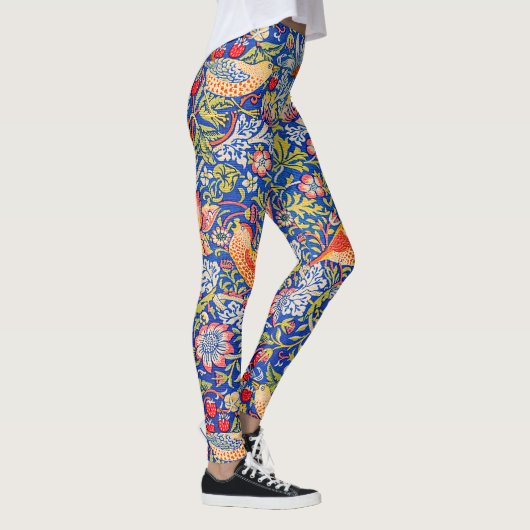 William Morris Strawberry beroemd schilderij Leggings (Rechts)