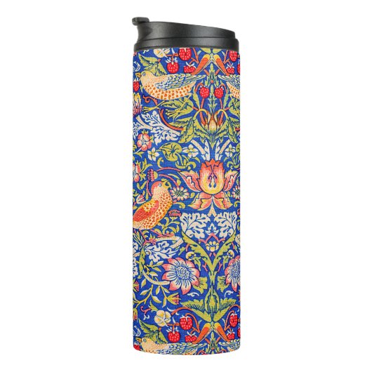 William Morris Strawberry beroemd schilderij Thermosbeker (Geroteerd rechts)