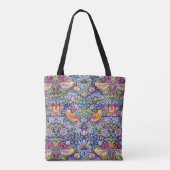 William Morris Strawberry beroemd schilderij Tote Bag (Achterkant)