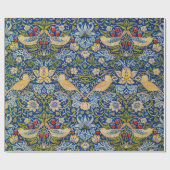 William Morris Strawberry dief vogel Cadeaupapier (Vlak)