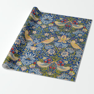 William Morris Strawberry dief vogel Cadeaupapier