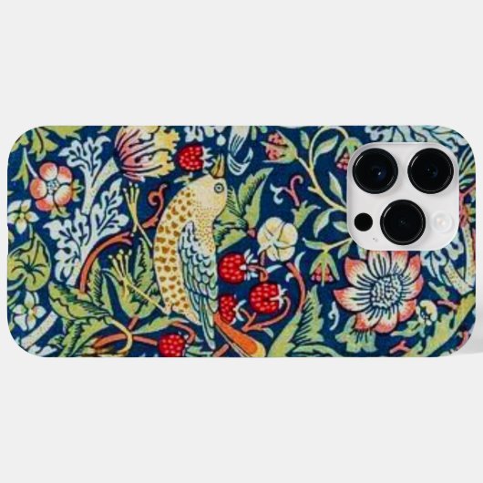 William Morris Strawberry dief vogel Case-Mate iPhone Case (Achterkant (horizontaal))