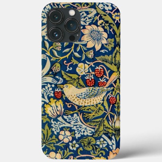 William Morris Strawberry dief vogel Case-Mate iPhone Case (Achterkant)