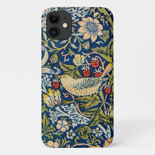 William Morris Strawberry dief vogel Case-Mate iPhone Case (Achterkant)