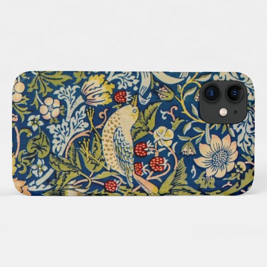 William Morris Strawberry dief vogel Case-Mate iPhone Case (Achterkant (horizontaal))