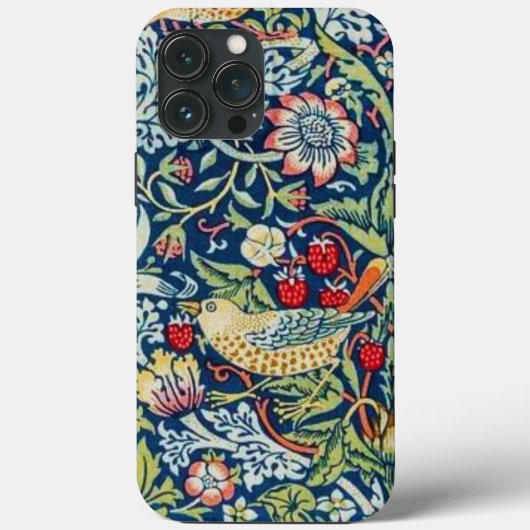 William Morris Strawberry dief vogel Case-Mate iPhone Case (Achterkant)