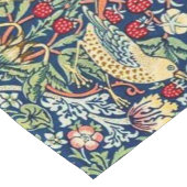 William Morris Strawberry dief vogel Korte Tafelloper (Hoek)