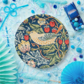 William Morris Strawberry dief vogel Papieren Bordje (Feest)