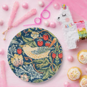 William Morris Strawberry dief vogel Papieren Bordje (Feest)