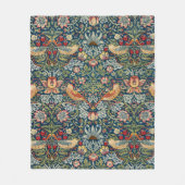 William Morris Strawberry fleece deken (Voorkant)