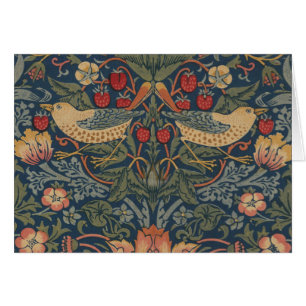 William Morris Strawberry Theven Birds Floral