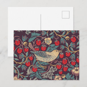 William Morris Strawberry Thief Ansichtkaart Briefkaart