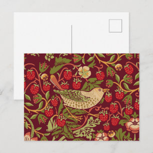 William Morris Strawberry Thief Ansichtkaart Briefkaart