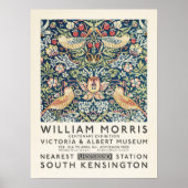 William Morris Strawberry Thief Art Exhibition Poster (Voorkant)
