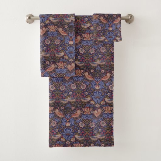 William Morris Strawberry Thief Bad Handdoek (Insitu)