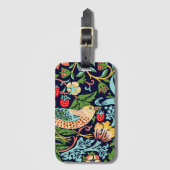 William Morris Strawberry Thief Bagagelabel (Voorkant (verticaal))