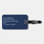 William Morris - Strawberry Thief Bagagelabel (Achterkant horizontaal)