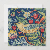 William Morris - Strawberry Thief Bedankkaart (Voorkant)