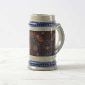 William Morris Strawberry Thief Bierpul (Voorkant rechts)