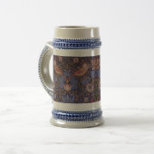 William Morris Strawberry Thief Bierpul (Voorkant links)
