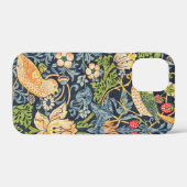 William Morris Strawberry Thief Bloemmotief Case-Mate iPhone Case (Achterkant (horizontaal))