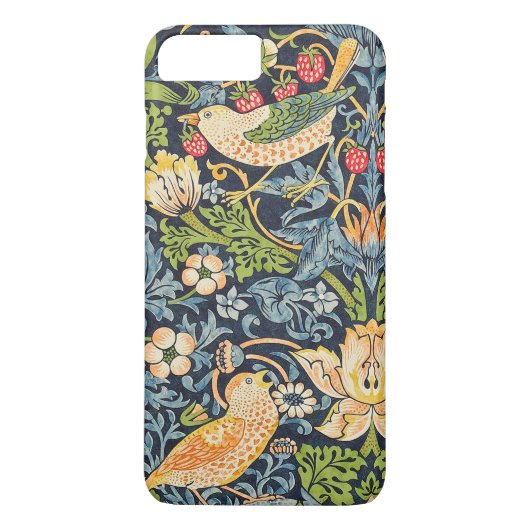 William Morris Strawberry Thief Bloemmotief Case-Mate iPhone Case (Achterkant)