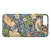 William Morris Strawberry Thief Bloemmotief Case-Mate iPhone Case (Achterkant (Horizontaal))