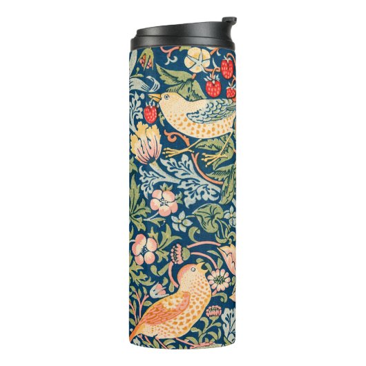 William Morris Strawberry Thief Bloemmotief Thermosbeker (Gedraaid links)