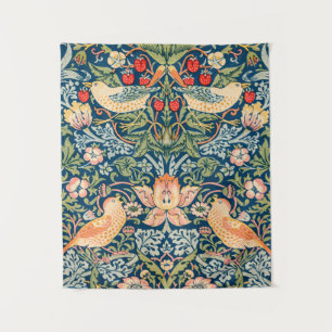 William Morris Strawberry Thief Bloemmotief Wandkleed