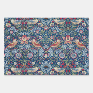 William Morris Strawberry Thief Bloempatroon Inpakpapier Vel