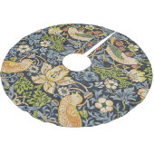 William Morris - Strawberry Thief Bloempatroon Kerstboom Rok (Gekanteld)