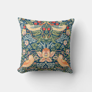 William Morris Strawberry Thief Bloempatroon Kussen