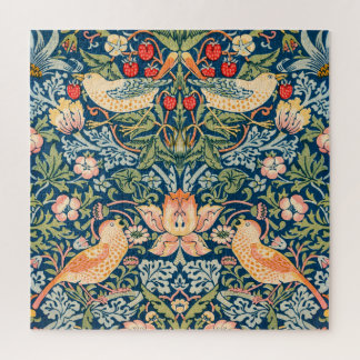 William Morris Strawberry Thief Bloempatroon Legpuzzel