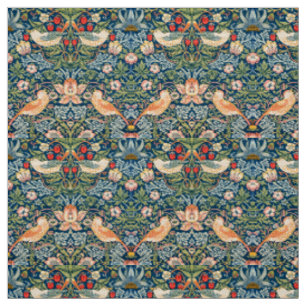 William Morris Strawberry Thief Bloempatroon Stof