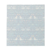 William Morris Strawberry Thief Blue  gevoerd Notitieblok (Voorkant)