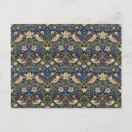 William Morris Strawberry Thief Briefkaart (Voorkant)