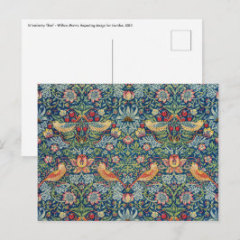 William Morris - Strawberry Thief Briefkaart