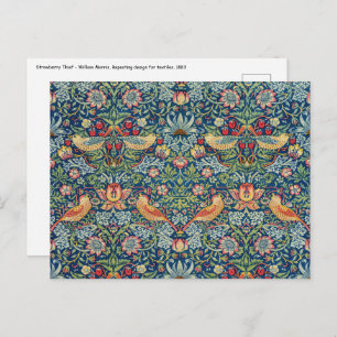 William Morris - Strawberry Thief Briefkaart