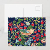 William Morris Strawberry Thief Briefkaart (Voorkant / Achterkant)