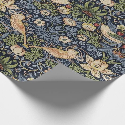 William Morris Strawberry Thief Cadeaupapier (Hoek)