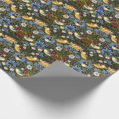 William Morris, Strawberry Thief Cadeaupapier (Hoek)