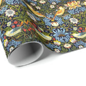 William Morris, Strawberry Thief Cadeaupapier (Rol Hoek)