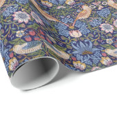 William Morris Strawberry Thief Cadeaupapier (Rol Hoek)