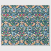 William Morris Strawberry Thief Cadeaupapier (Vlak)